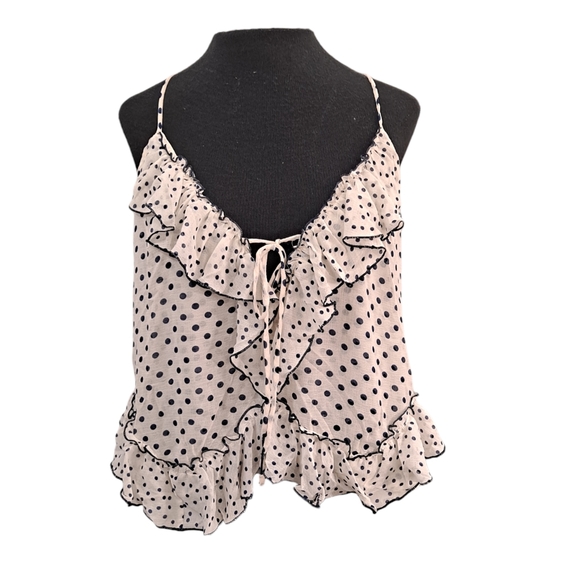 Free People Tank Sz Medium Ivory - Picture 7 of 8